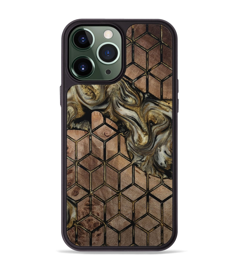 iPhone 13 Pro Max Wood Phone Case - Angel (Pattern, 811159)