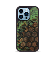iPhone 14 Pro Wood Phone Case - Aliza (Pattern, 811162)
