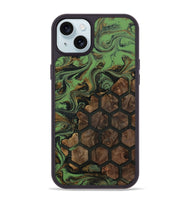 iPhone 15 Plus Wood Phone Case - Aliza (Pattern, 811162)