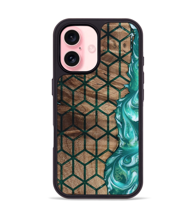 iPhone 16 Wood Phone Case - Keegan (Pattern, 811163)