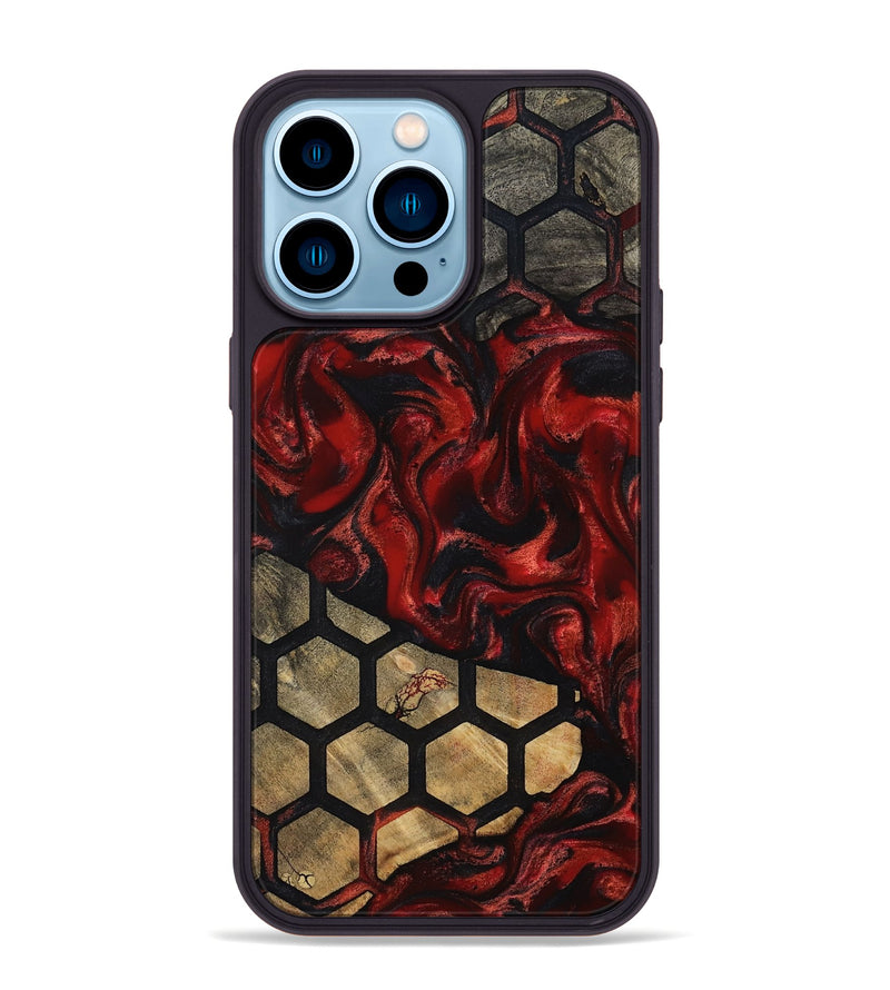 iPhone 14 Pro Max Wood Phone Case - Charlee (Pattern, 811164)