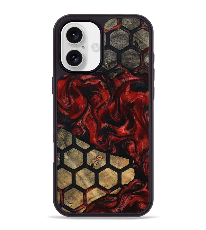 iPhone 16 Plus Wood Phone Case - Charlee (Pattern, 811164)