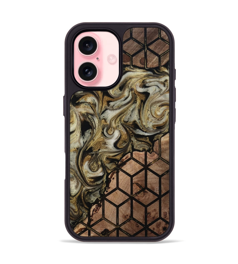 iPhone 16 Wood Phone Case - Juliana (Pattern, 811165)