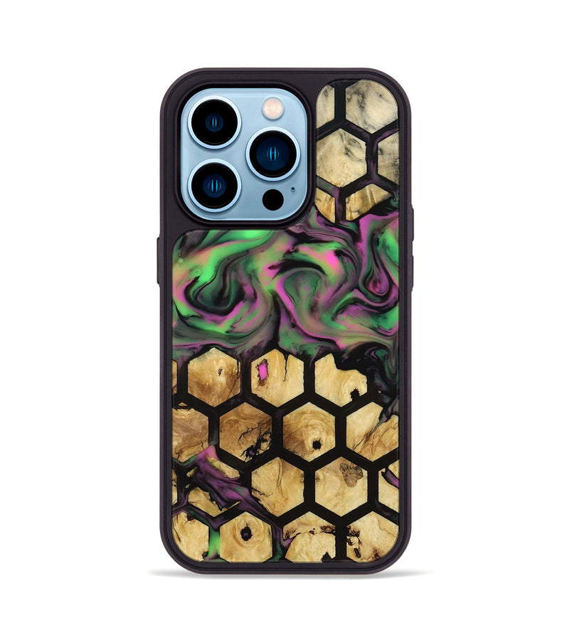 iPhone 14 Pro Wood Phone Case - Enrique (Pattern, 811166)