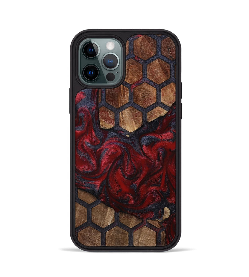 iPhone 12 Pro Wood Phone Case - Yamilet (Pattern, 811189)