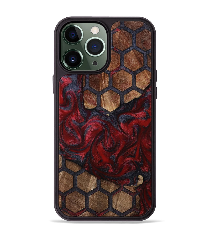 iPhone 13 Pro Max Wood Phone Case - Yamilet (Pattern, 811189)