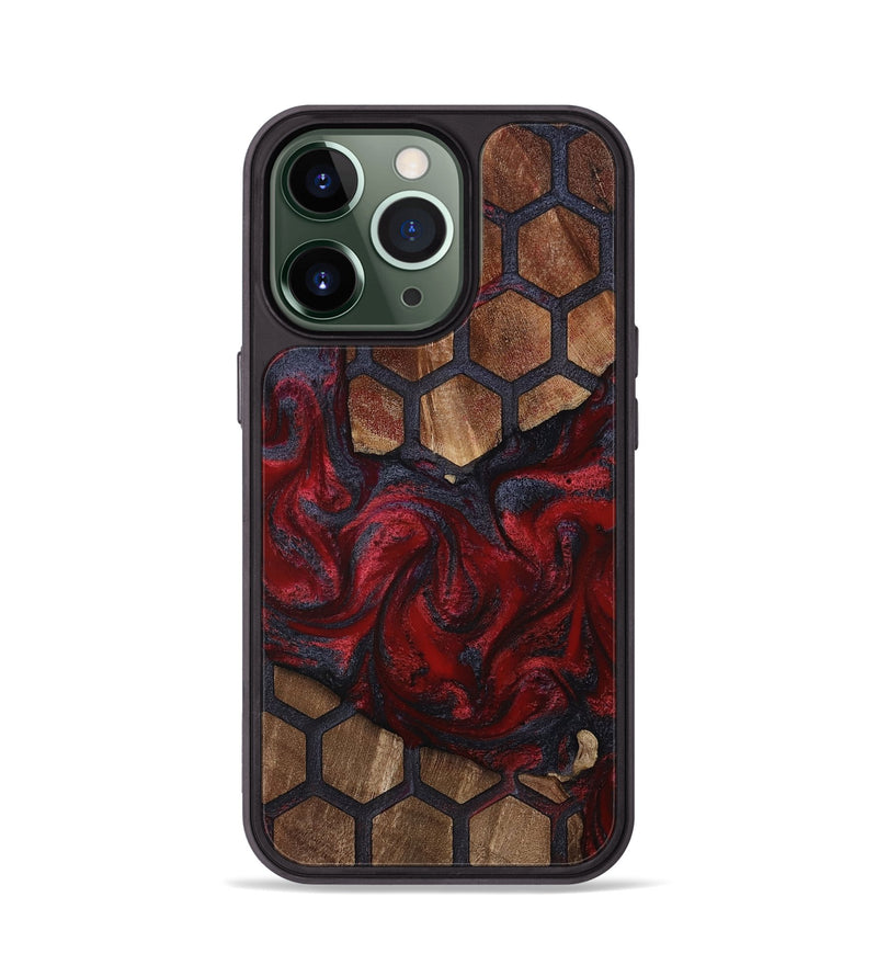 iPhone 13 Pro Wood Phone Case - Yamilet (Pattern, 811189)