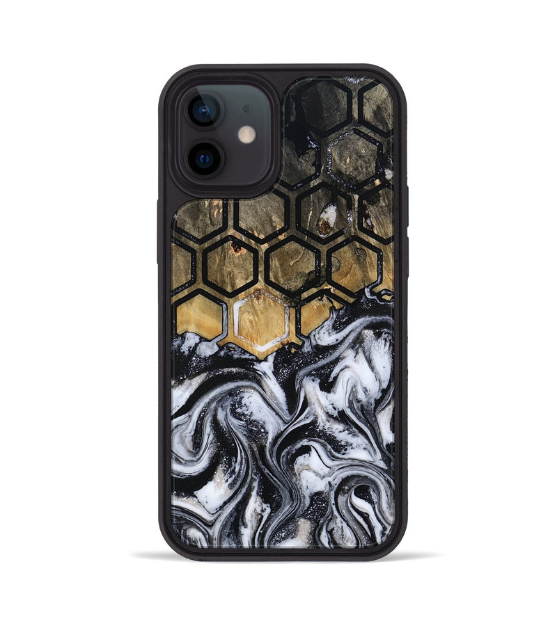 iPhone 12 Wood Phone Case - Lisha (Pattern, 811190)