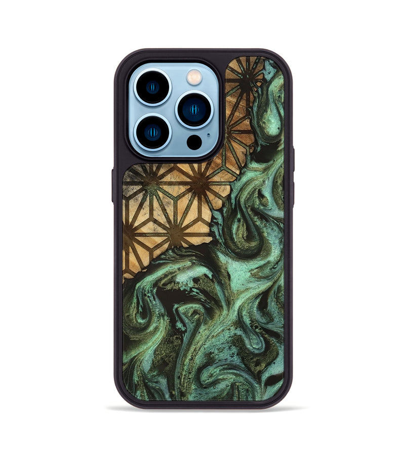 iPhone 14 Pro Wood Phone Case - Zayden (Pattern, 811193)