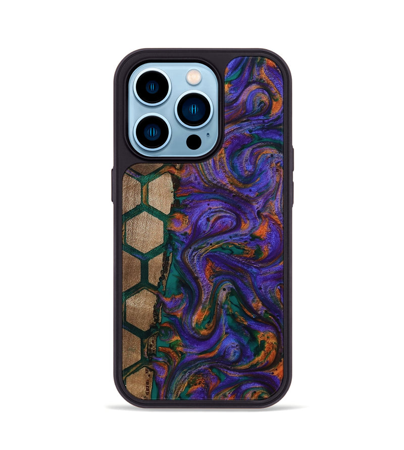 iPhone 14 Pro Wood Phone Case - Danny (Pattern, 811194)