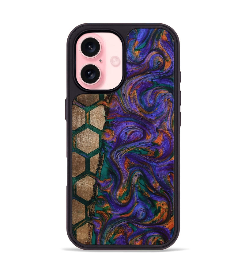 iPhone 16 Wood Phone Case - Danny (Pattern, 811194)