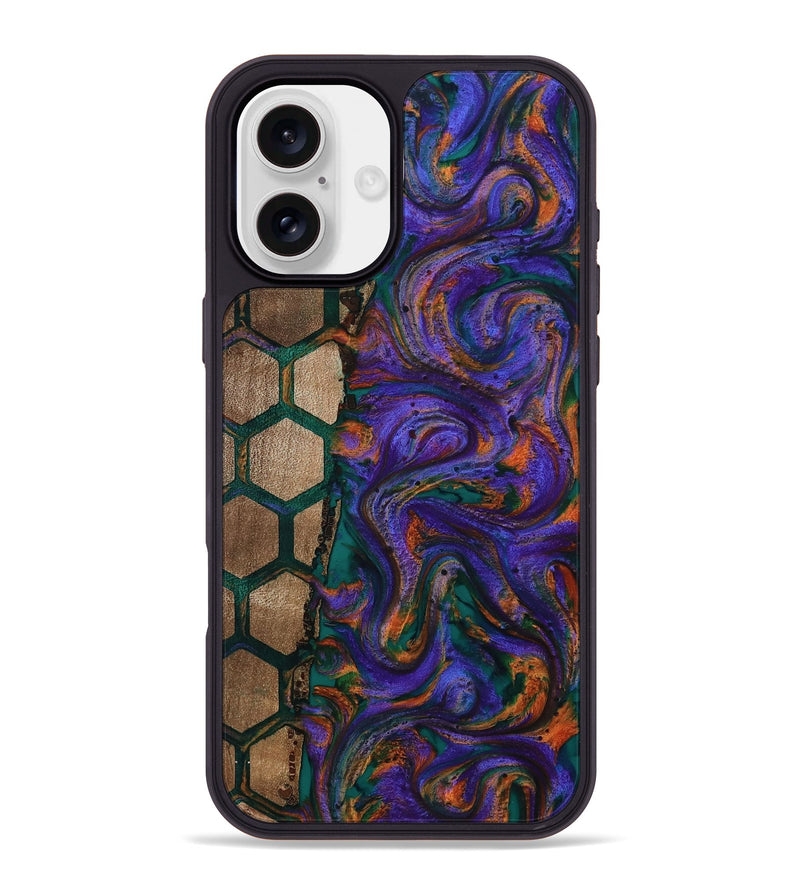 iPhone 16 Plus Wood Phone Case - Danny (Pattern, 811194)