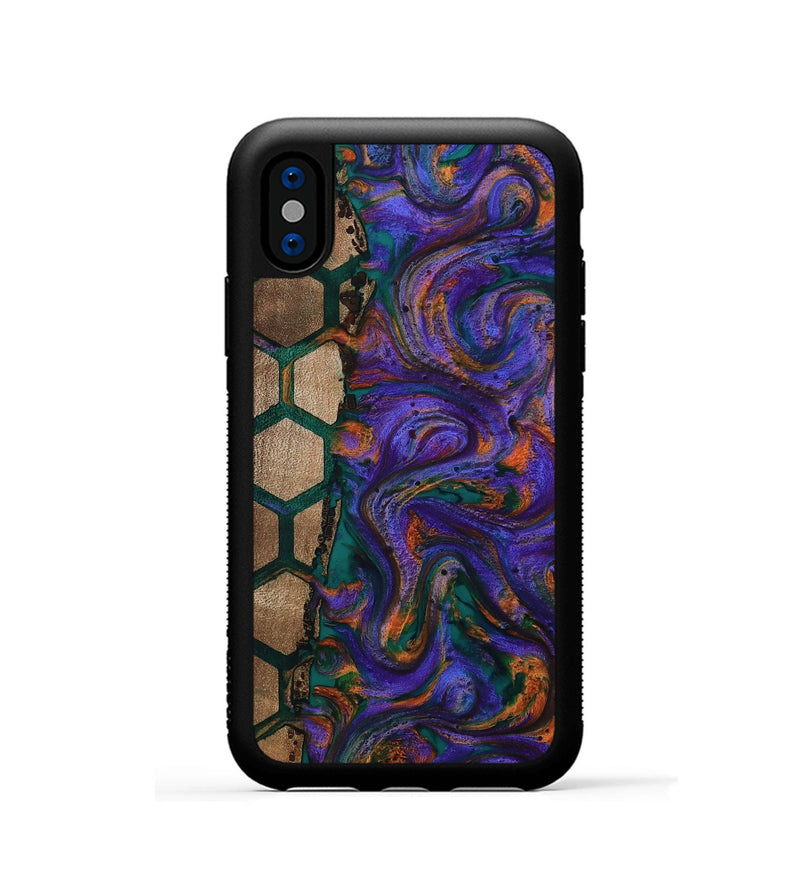 iPhone Xs Wood Phone Case - Danny (Pattern, 811194)
