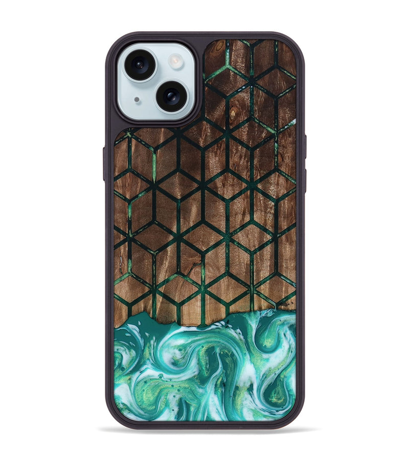 iPhone 15 Plus Wood Phone Case - Tad (Pattern, 811195)