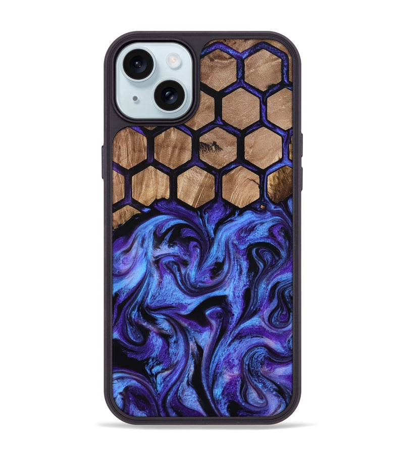 iPhone 15 Plus Wood Phone Case - Treva (Pattern, 811196)