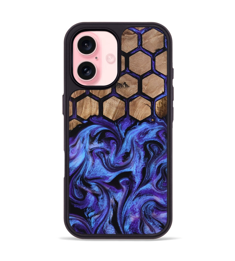 iPhone 16 Wood Phone Case - Treva (Pattern, 811196)