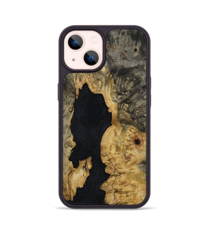 iPhone 14 Wood Phone Case - Manuela (Wood Burl, 811197)