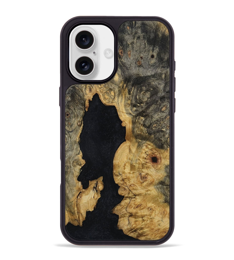 iPhone 16 Plus Wood Phone Case - Manuela (Wood Burl, 811197)