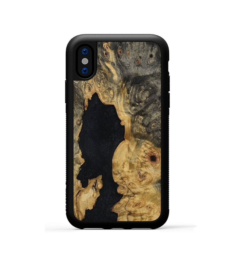 iPhone Xs Wood Phone Case - Manuela (Wood Burl, 811197)