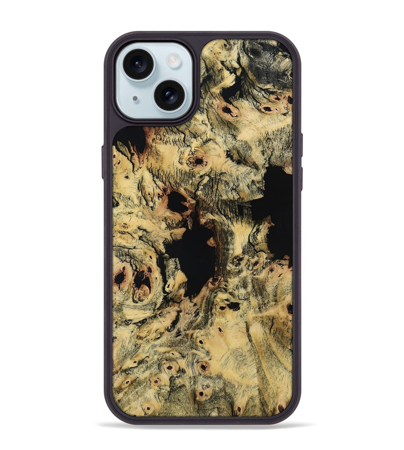 iPhone 15 Plus Wood Phone Case - Mayra (Wood Burl, 811200)