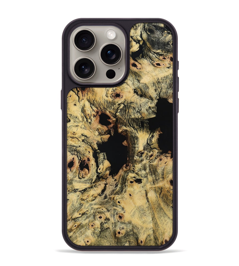 iPhone 15 Pro Max Wood Phone Case - Mayra (Wood Burl, 811200)