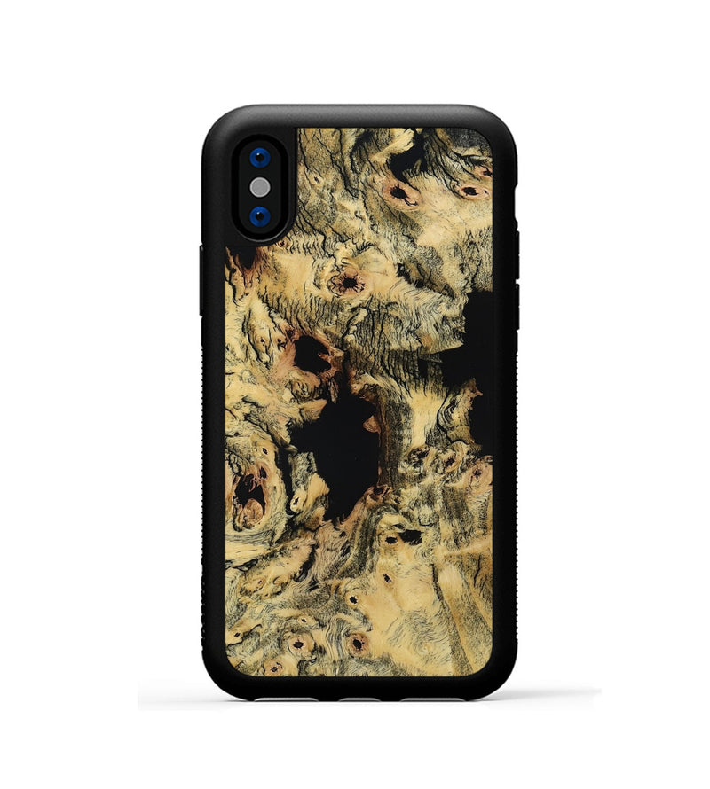 iPhone Xs Wood Phone Case - Mayra (Wood Burl, 811200)