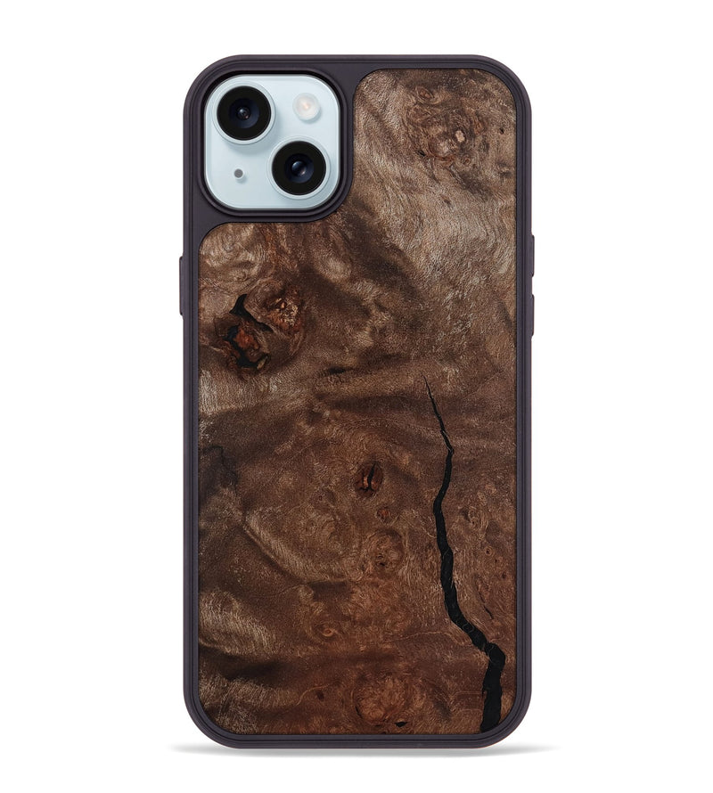 iPhone 15 Plus Wood Phone Case - Clare (Wood Burl, 811201)