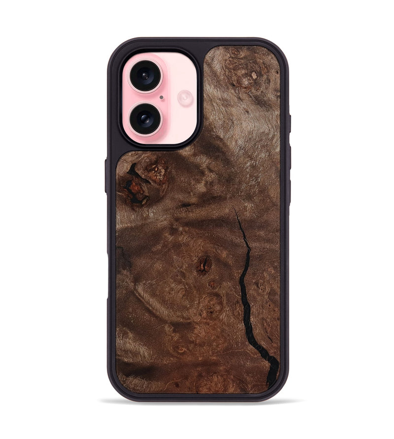 iPhone 16 Wood Phone Case - Clare (Wood Burl, 811201)
