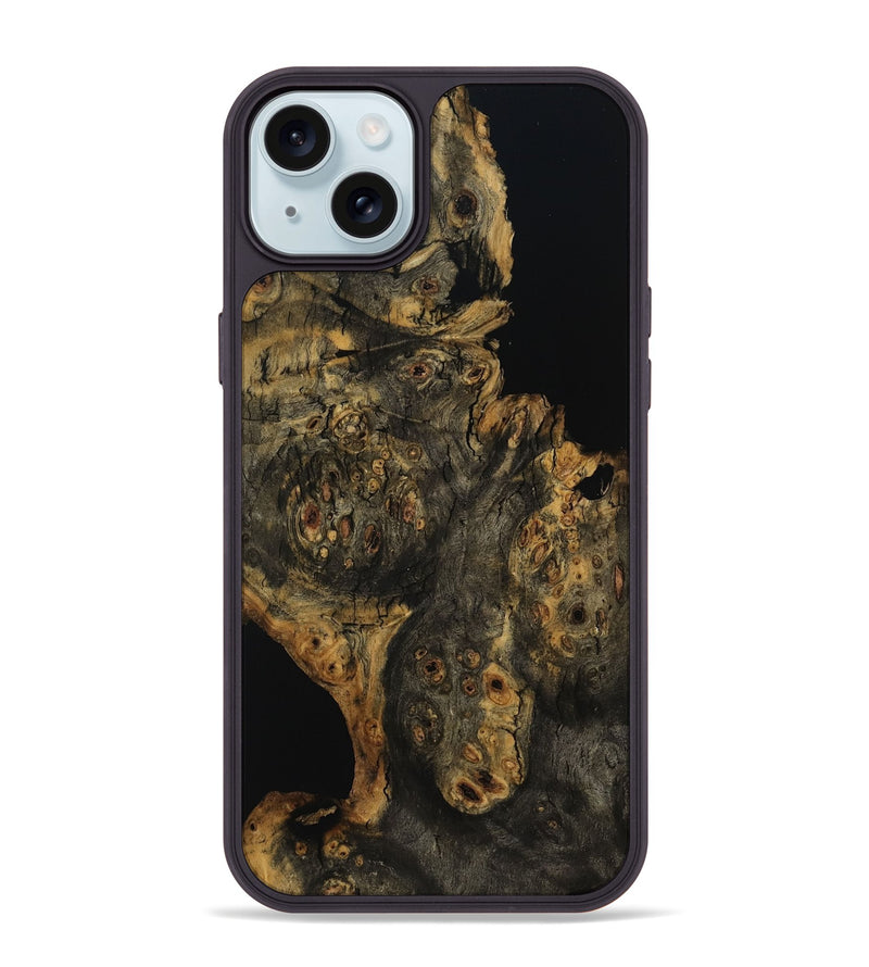 iPhone 15 Plus Wood Phone Case - Melvin (Clear, 811202)