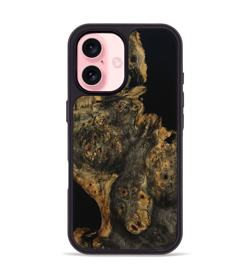 iPhone 16 Wood Phone Case - Melvin (Clear, 811202)