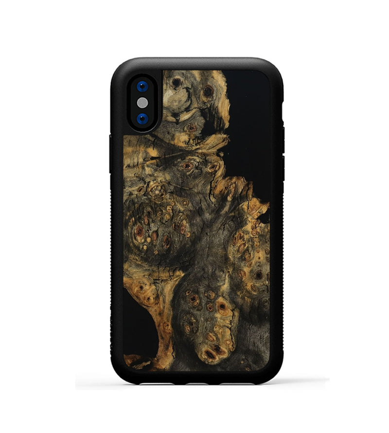 iPhone Xs Wood Phone Case - Melvin (Clear, 811202)