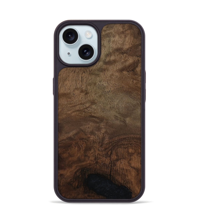 iPhone 15 Wood Phone Case - Oaklynn (Wood Burl, 811203)