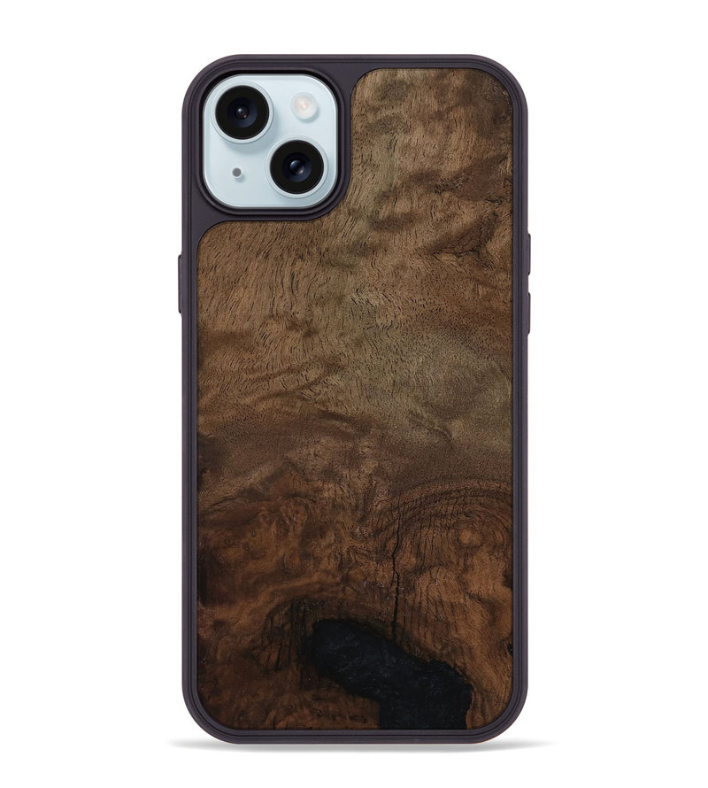 iPhone 15 Plus Wood Phone Case - Oaklynn (Wood Burl, 811203)