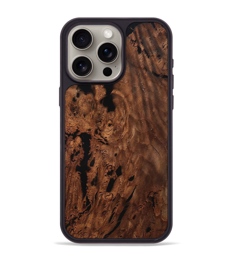 iPhone 15 Pro Max Wood Phone Case - Lorene (Wood Burl, 811204)
