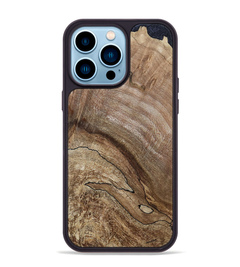 iPhone 14 Pro Max Wood Phone Case - Boaz (Wood Burl, 811205)