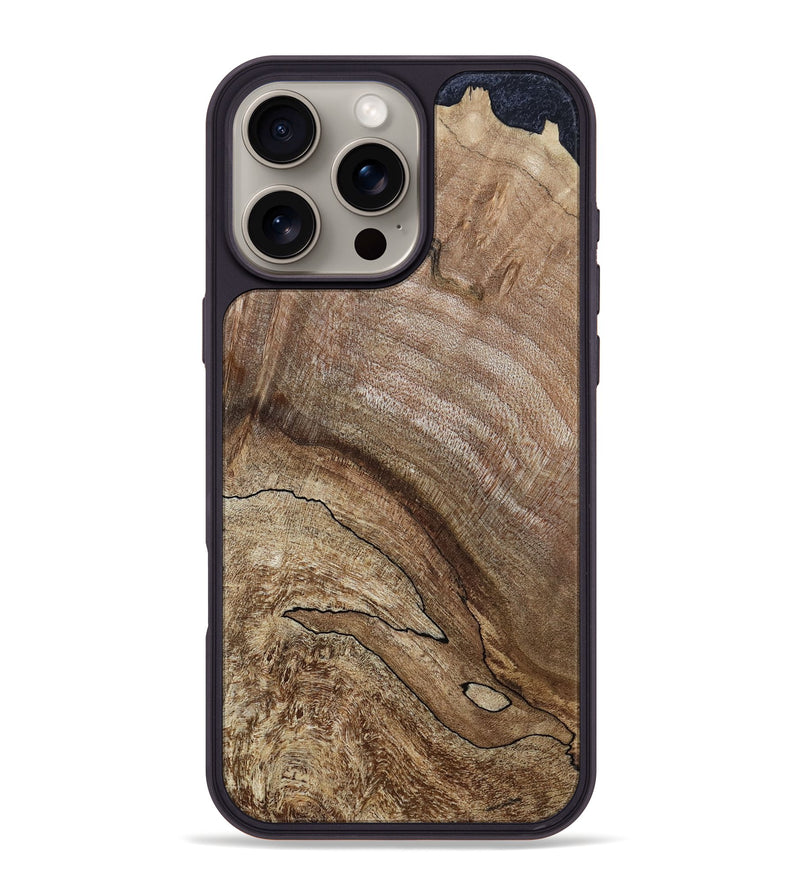 iPhone 16 Pro Max Wood Phone Case - Boaz (Wood Burl, 811205)