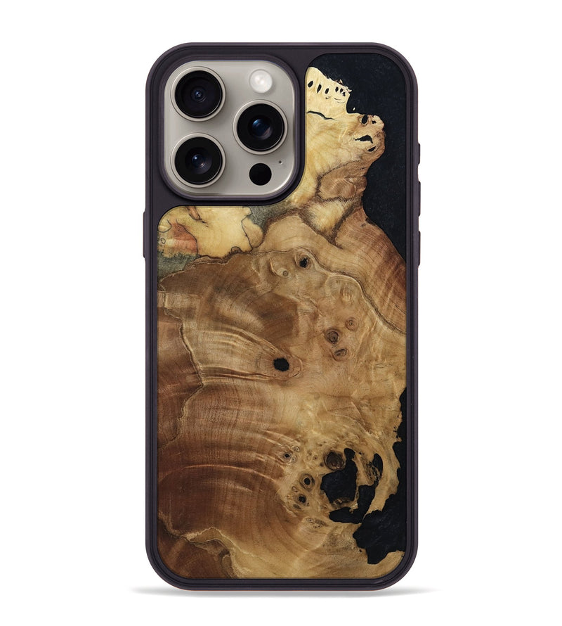 iPhone 15 Pro Max Wood Phone Case - Ximena (Wood Burl, 811206)