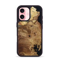 iPhone 16 Wood Phone Case - Ximena (Wood Burl, 811206)