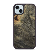 iPhone 15 Plus Wood Phone Case - Billye (Wood Burl, 811207)