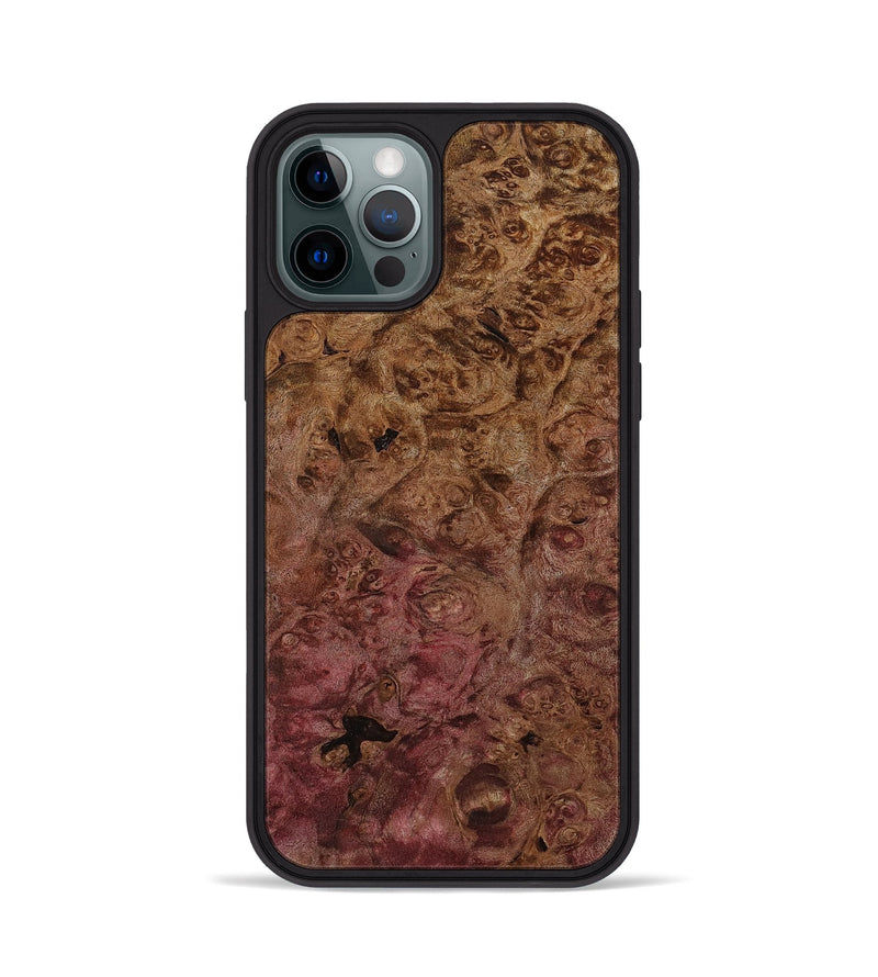 iPhone 12 Pro Wood Phone Case - Onyx (Wood Burl, 811208)