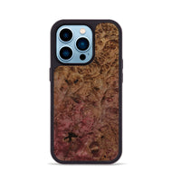 iPhone 14 Pro Wood Phone Case - Onyx (Wood Burl, 811208)