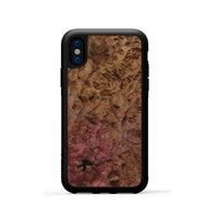 iPhone Xs Wood Phone Case - Onyx (Wood Burl, 811208)