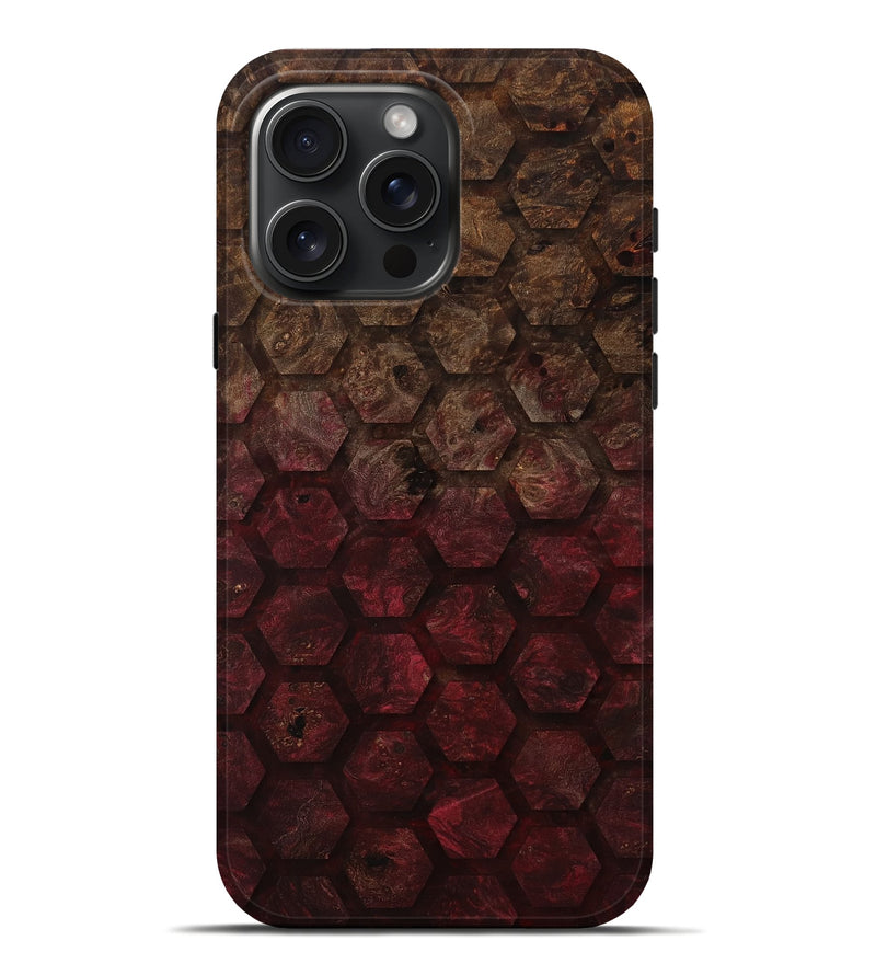 iPhone 16 Pro Max Wood Live Edge Phone Case - Shana (Pattern, 811213)