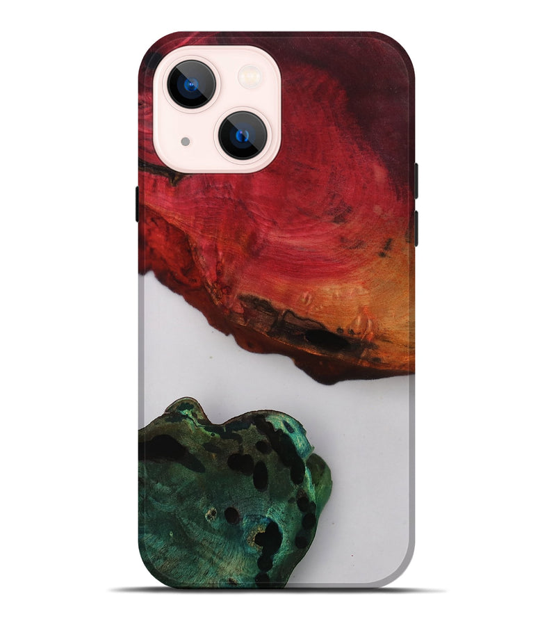 iPhone 14 Plus Wood Live Edge Phone Case - Mckenna (Clear, 811215)