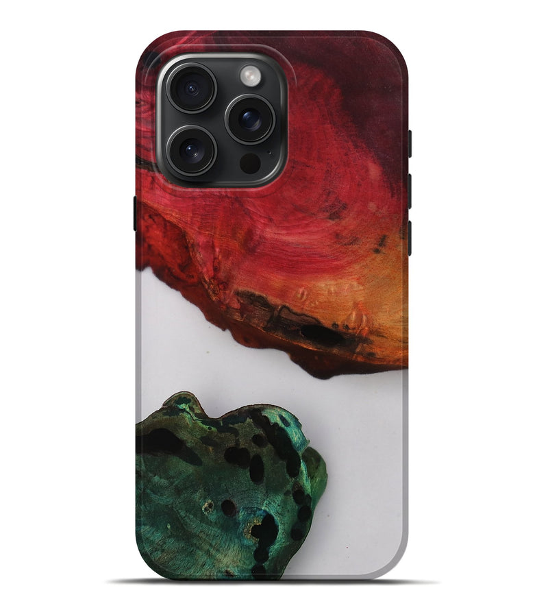 iPhone 16 Pro Max Wood Live Edge Phone Case - Mckenna (Clear, 811215)