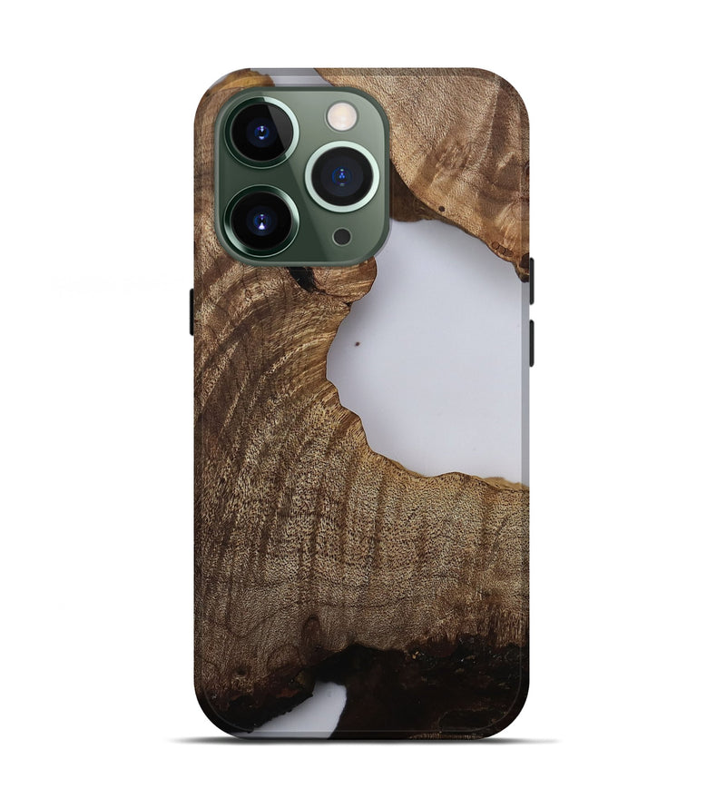 iPhone 13 Pro Wood Live Edge Phone Case - Lovie (Clear, 811216)