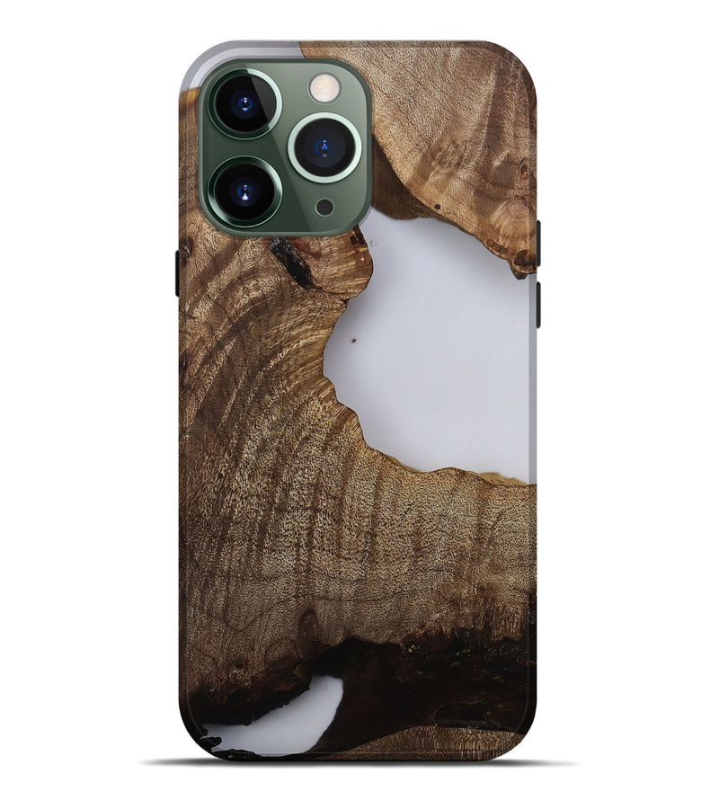 iPhone 13 Pro Max Wood Live Edge Phone Case - Lovie (Clear, 811216)