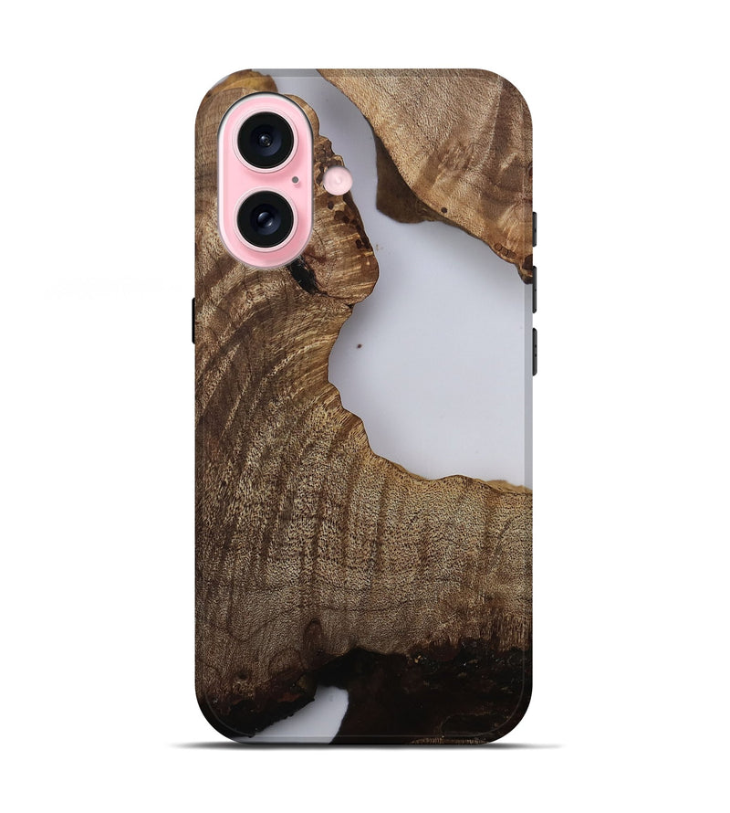 iPhone 17 Wood Live Edge Phone Case - Lovie (Clear, 811216)
