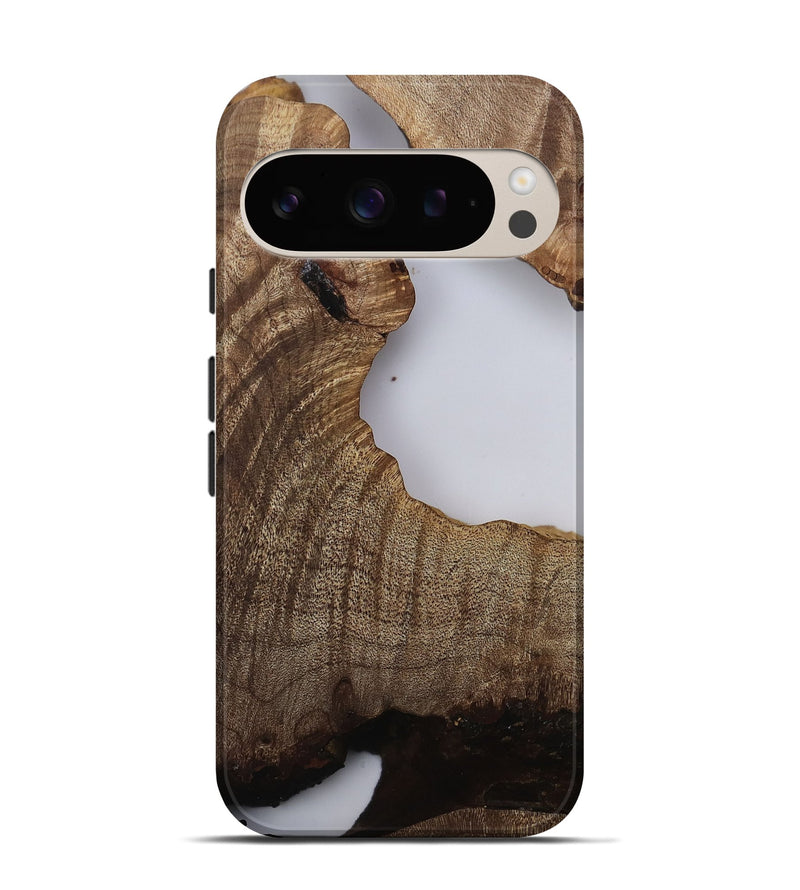 Pixel 9 Pro Wood Live Edge Phone Case - Lovie (Clear, 811216)