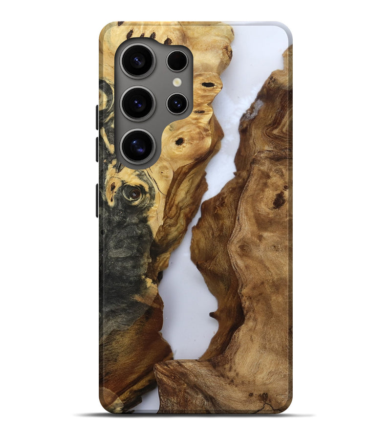 Galaxy S25 Ultra Wood Live Edge Phone Case - Theron (Clear, 811222)